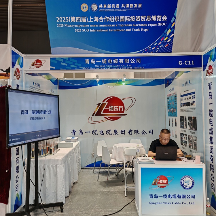青岛一缆电缆参加2025（第四届）上海合作组织国际投资贸易博览会取得圆满成功