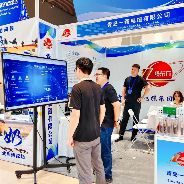 青岛一缆电缆参加2025（第四届）上海合作组织国际投资贸易博览会取得圆满成功